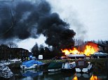 Huge explosion in Oxford