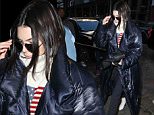 Kendall Jenner covers up in puffer coat in New York