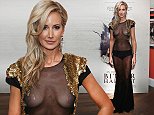 Victoria Hervey opts for daring sheer dress at premiere