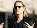 Jodie Foster, Michael J. Fox call for unity at UTA rally