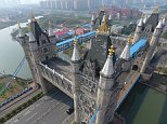 China gloats over fake Tower Bridge with FOUR turrets