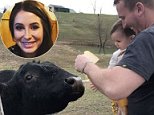 Bristol Palin shares video of her daughter feeding a cow