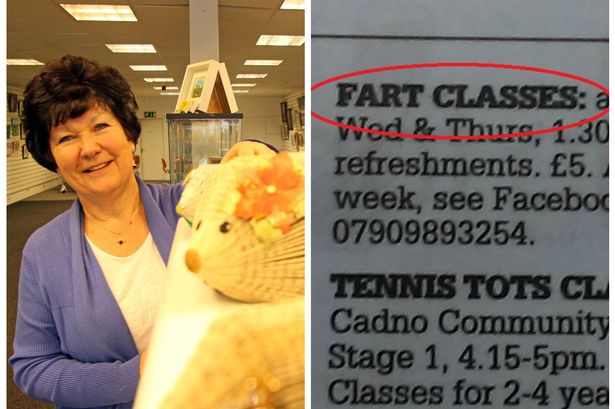 'Fart classes' artist who was victim of unfortunate typing error 'inundated with calls'