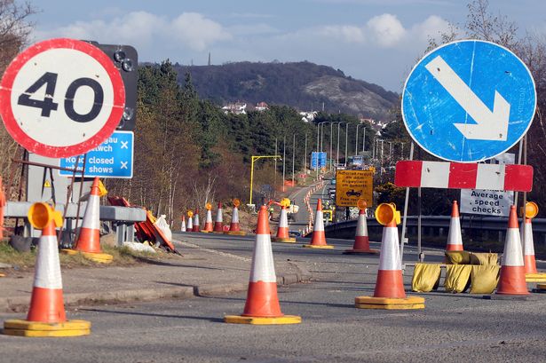 Families facing half term traffic misery as roadworks hit North Wales