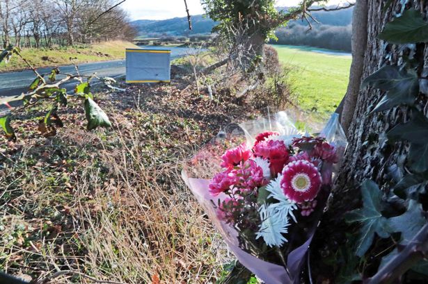 Floral tributes for woman who died in Glanwydden crash tragedy near Llandudno