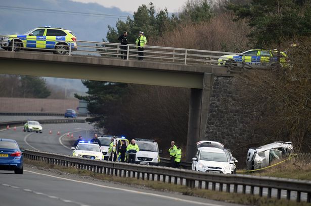 A55 driver seriously hurt in crash amid reports police chased him