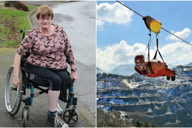 One legged woman in 100mph Zip World Challenge after rejection by Rhos on Sea ladies' club