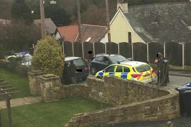 'Man arrested, five others and car searched' in Mostyn police incident