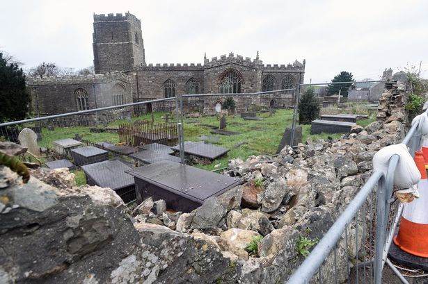 Fears 7th Century Gwynedd church wall could injure someone