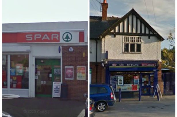 Third man admits part in Wrexham shop raids