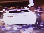 Cop gets soaked by beer truck on Las Vegas highway