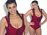 Imogen Thomas sizzles in raunchy plunging one-piece
