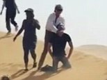 Sir Rod Stewart mimics ISIS style execution in the desert
