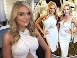 Footy Show's Erin Molan wows in stunning white frock