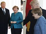 Trump and Merkel hold face to face talks at White House
