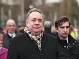 Salmond and Campbell at Martin McGuinness' funeral