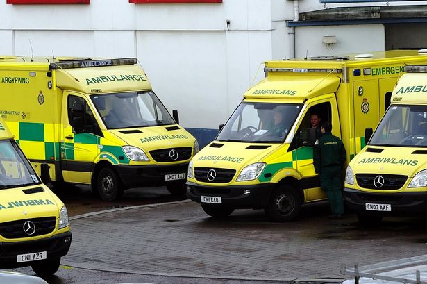 Rise in North Wales patients kept waiting in ambulances outside three main hospitals