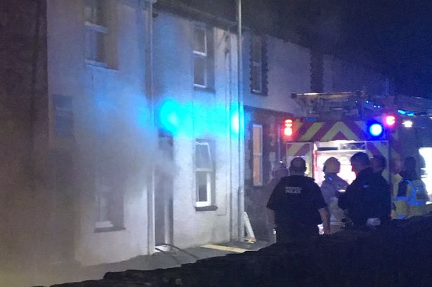Man taken to hospital after Bangor house fire