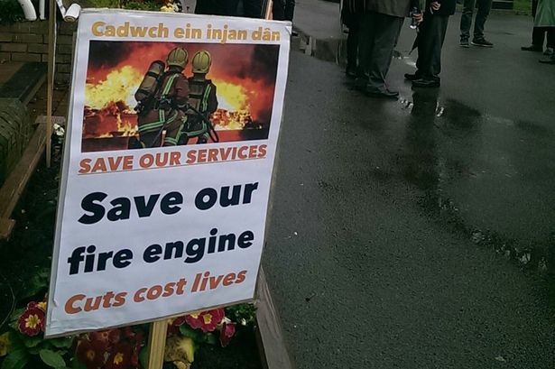 Victory for campaigners after plans to axe Wrexham fire engine are shelved…for now