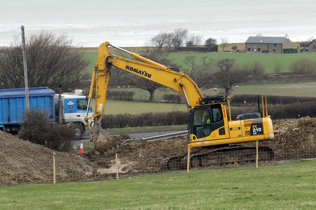 Gwynedd A55 flood work underway…but it will take up to 18 WEEKS