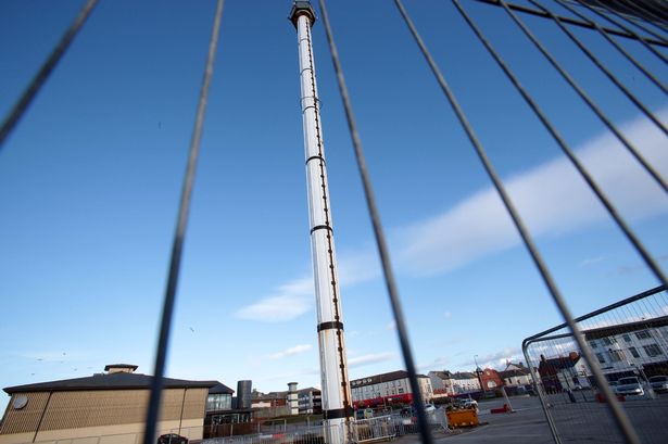 Work to turn Rhyl Sky Tower into 'landmark' light beacon begins