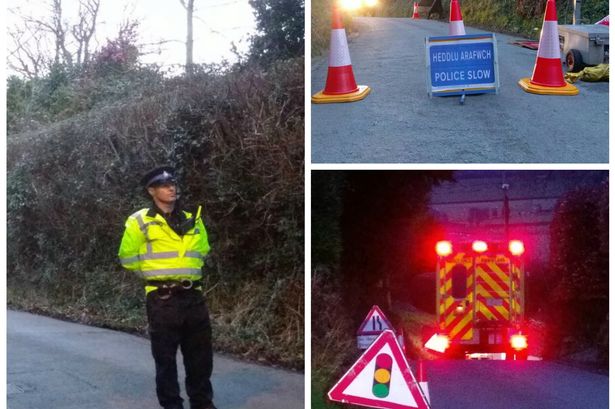 Child airlifted to hospital in horror Conwy crash