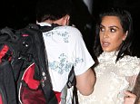 Kim Kardashian frightened after man crashes into her