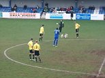 Dog stops play: Football match delayed for SEVEN MINUTES