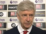 Arsene Wenger's post-match interview after Arsenal defeat
