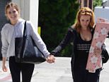 Lea Thompson and Zoey Deutch head to mother/daughter yoga