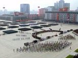North Korean troops parade in Pyongyang for Kim Jong Un
