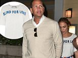 Jennifer Lopez' shirt declares she's 'blind for love'