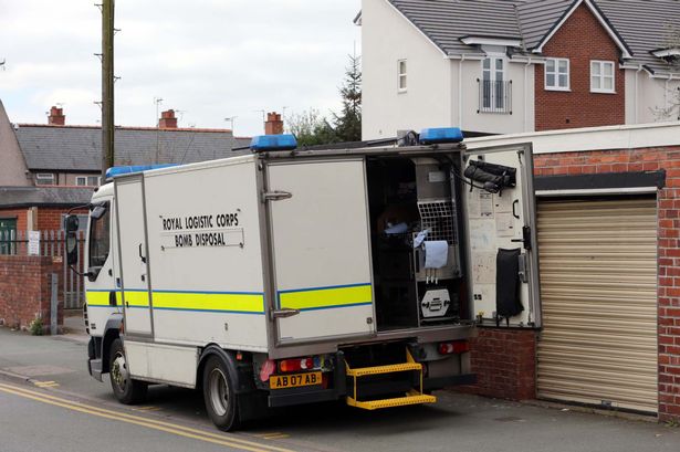 Two bailed after Wrexham raid uncovers guns and fireworks