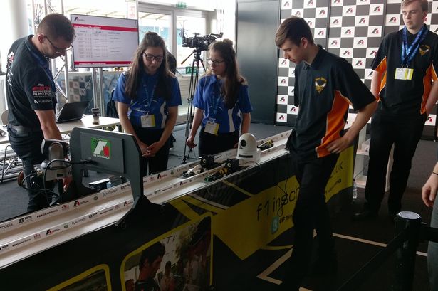 Girl power sees Gwynedd school design fastest Formula One model car in Wales