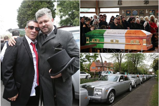 Hundreds of mourners flock to Big Fat Gypsy Wedding star Paddy Doherty's dad funeral