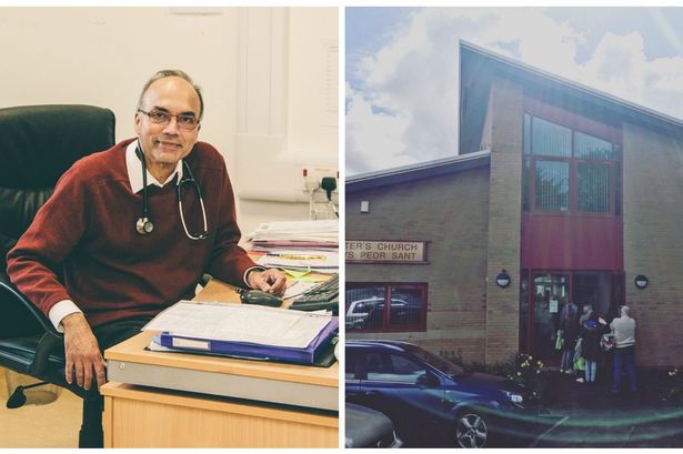 Doctor will see you all now … hundreds of patients queue to say goodbye to 'one of a kind' GP