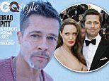 Brad Pitt does his first magazine shoot since split