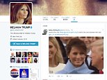 First Lady 'likes a Twitter post mocking her relationship'