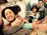 Jonathan Rhys Meyers' fiancée Mara gushes of son's birth