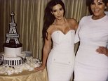 Kim Kardashian shares images from bridal shower