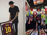 Lionel Messi collection 'forces' defender to frame kit