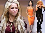 Shakira and Becky G flash the flesh at Univision's 2017