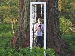 Cameraman’s optical illusion in the Oregon woods