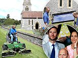 Workmen make improvements to Pippa Middleton's church