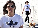 Krissy Marsh goes out for a casual stroll along Bondi