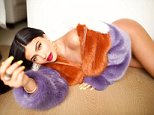Kylie Jenner rocks fur coat and very little else
