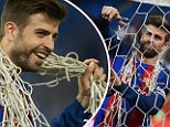 Gerard Pique adds another net cutting to his collection