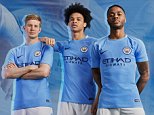 Manchester City unveil new kit for 2017/18 Premier League