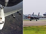 US protests 'unprofessional' intercept by Chinese jets