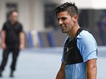 Manchester City forward Nolito arrives in Seville